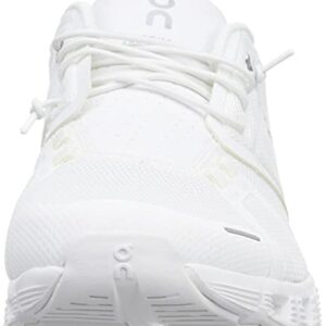 On Men's Cloud 5 Sneakers, All White, 10