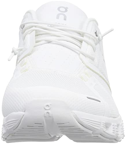 On Men's Cloud 5 Sneakers, All White, 10