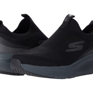 Skechers Men's GOrun Elevate-Athletic Slip-On Workout Running Shoe Sneaker with Cushioning, Black, 10 X-Wide