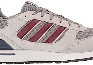 adidas Men's Run 80s Sneaker, Grey/Shadow Red/Shadow Navy, 11