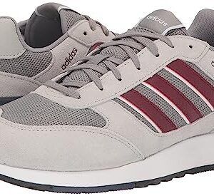 adidas Men's Run 80s Sneaker, Grey/Shadow Red/Shadow Navy, 11