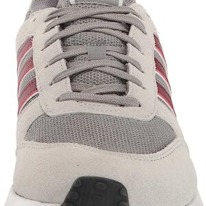 adidas Men's Run 80s Sneaker, Grey/Shadow Red/Shadow Navy, 11