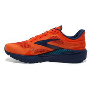 Brooks Men’s Launch GTS 9 Supportive Running Shoe - Flame/Titan/Crystal Teal - 12