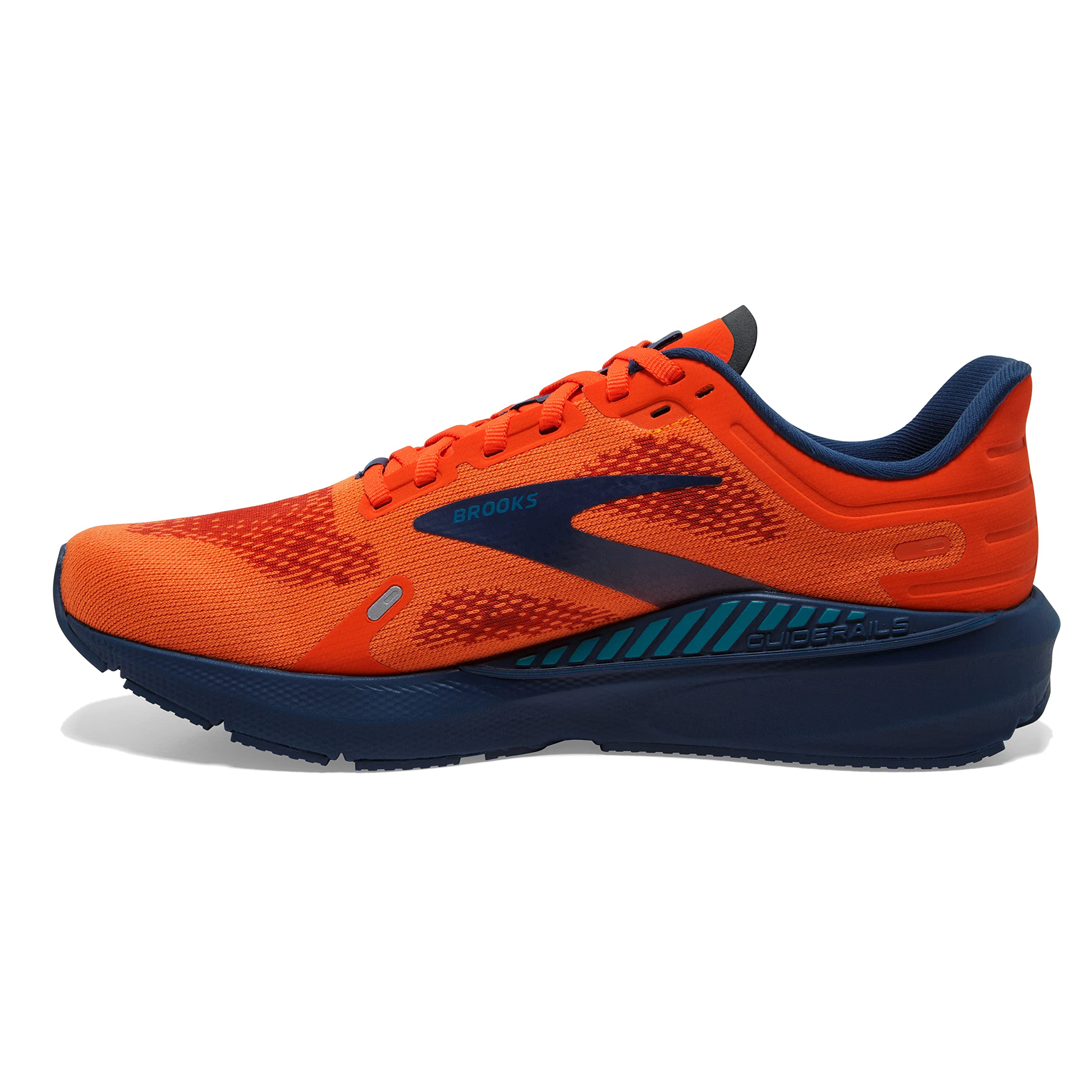 Brooks Men’s Launch GTS 9 Supportive Running Shoe - Flame/Titan/Crystal Teal - 12