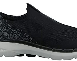 Skechers mens Gowalk 6 - Stretch Fit Slip-on Athletic Performance Walking Shoe, Black, 9 X-Wide US