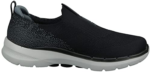 Skechers mens Gowalk 6 - Stretch Fit Slip-on Athletic Performance Walking Shoe, Black, 9 X-Wide US