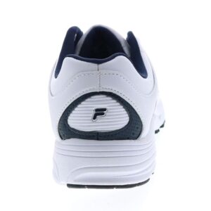 Fila Men's Memory sportland-m, White Navy/Metallic Silver, 9 M US