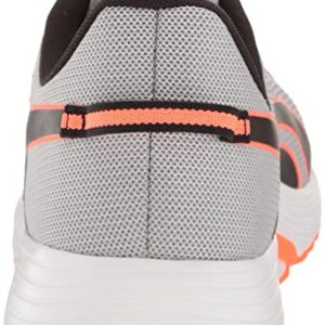 Reebok Men's Lite Plus 3.0 Running Shoe, Pure Grey/Black/Orange Flare, 9