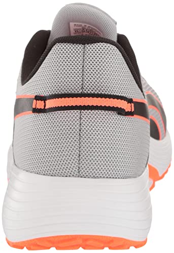 Reebok Men's Lite Plus 3.0 Running Shoe, Pure Grey/Black/Orange Flare, 9