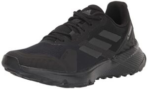 adidas men's terrex soulstride shoes running, black/carbon/grey, 11