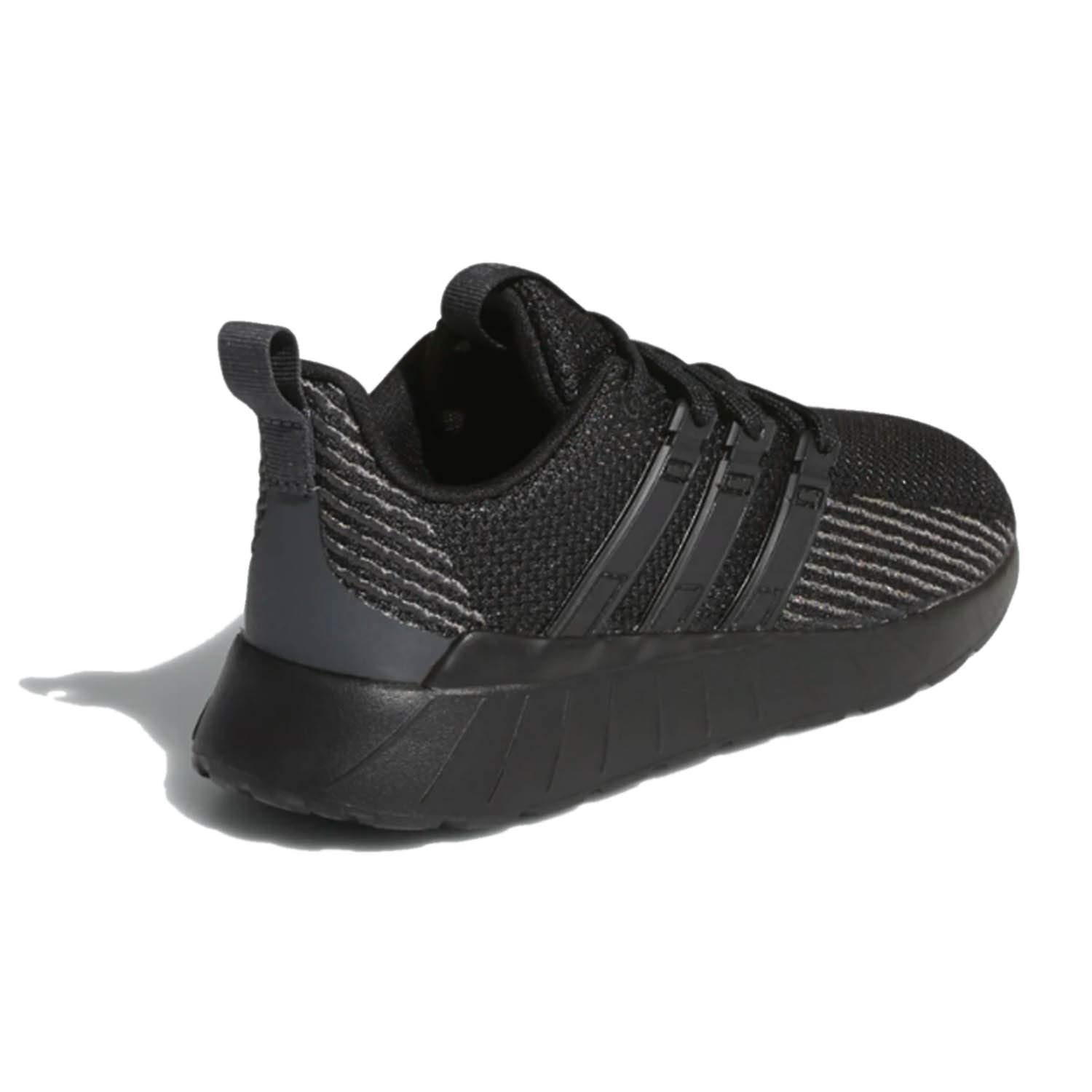adidas Men's Questar Flow Nxt Running Shoe, Black/Black/Grey, 8