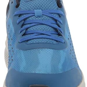 Skechers Men's GOrun Elevate-Lace Up Performance Athletic Running & Walking Shoe Sneaker, Blue/Black/Yellow, 14