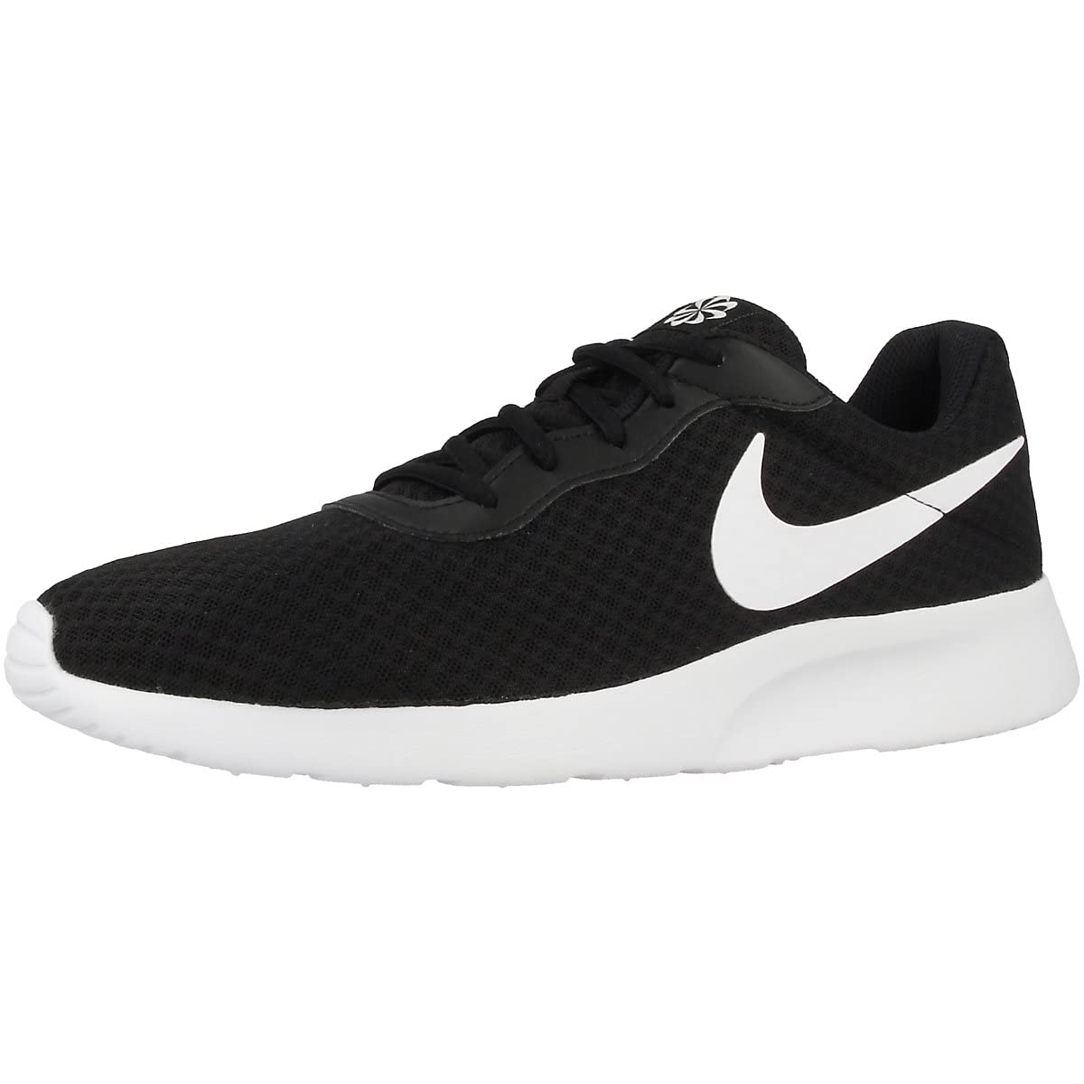 Nike Mens Tanjun Black/White-Barely Volt-Black 9.5