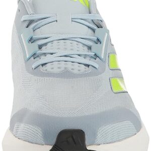 adidas Men's Duramo Speed Sneaker, Wonder Blue/Lucid Lemon/White, 11