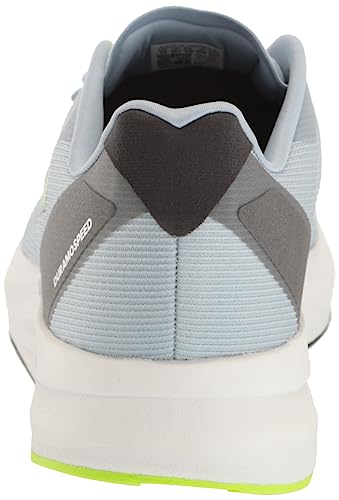 adidas Men's Duramo Speed Sneaker, Wonder Blue/Lucid Lemon/White, 11