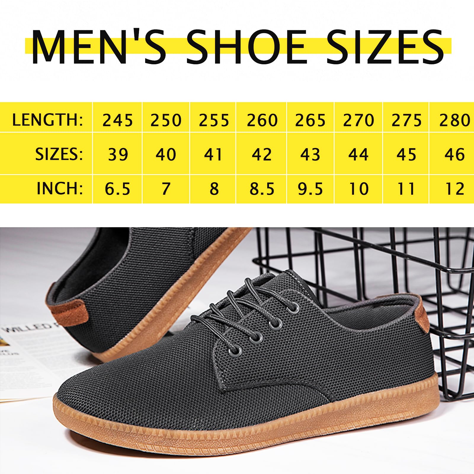 Mens Dress Shoes Sneakers Mesh Oxfords Grey Business Comfort Breathable Loafers Size 11 Casual Minimalist Workout Tennis Flat