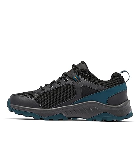 Columbia Men's Trailstorm Ascend Waterproof, Black/Night Wave, 14