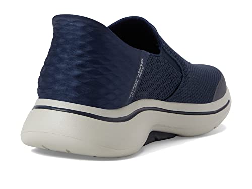 Skechers Men's Gowalk Arch Fit Slip-Ins-Athletic Slip-On Casual Walking Shoes with Air-Cooled Foam Sneaker, Navy, 10.5