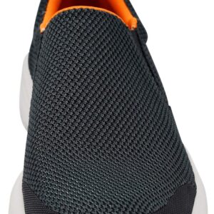 Skechers Men's GO Walk Evolution Ultra-Impeccable Sneaker, Charcoal/Orange, 11 X-Wide