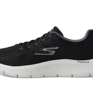 Skechers Men's Gowalk Flex-Athletic Workout Walking Shoes with Air Cooled Foam Sneakers, Black/Grey 2, 9.5