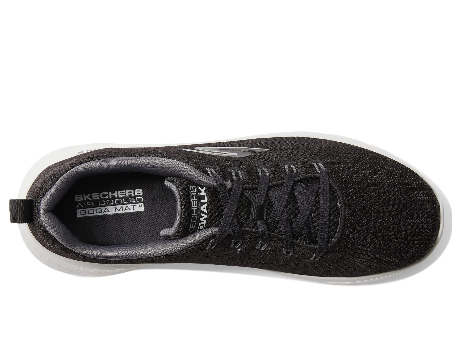 Skechers Men's Gowalk Flex-Athletic Workout Walking Shoes with Air Cooled Foam Sneakers, Black/Grey 2, 9.5