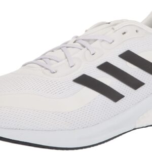 adidas Men's Supernova + Running Shoe, White/Core Black/Dash Grey, 6