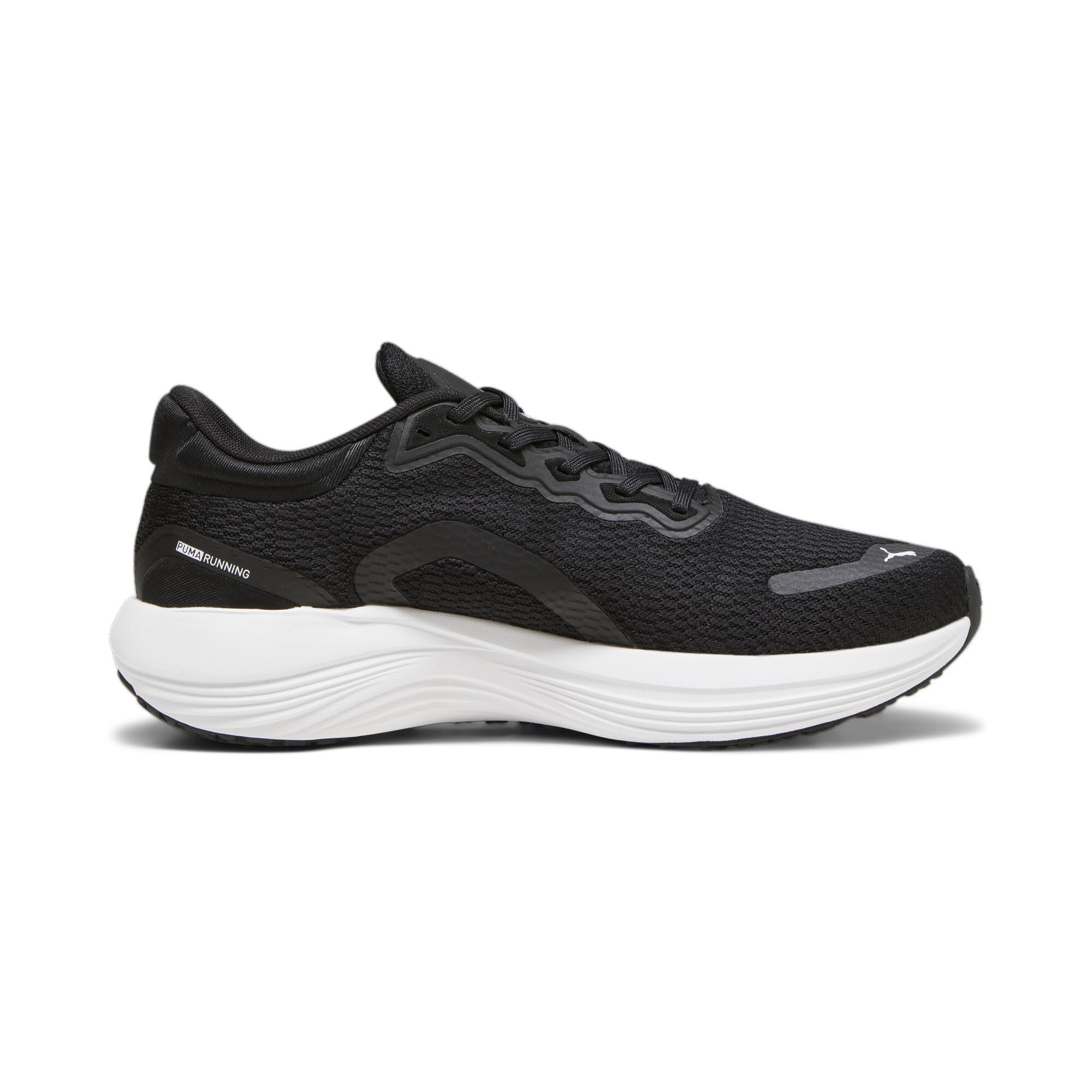 PUMA Men's SCEND PRO Sneaker, Puma Black-Puma White, 10.5