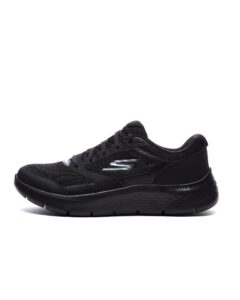 skechers men's gowalk flex-athletic workout walking shoes with air cooled foam sneakers, black 1, 12.5