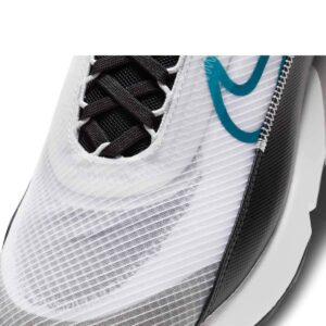 NIKE Men's Running Shoe, White Green Abyss Black Pure Platinum Summit White Lt Smoke Grey, 10.5