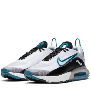 NIKE Men's Running Shoe, White Green Abyss Black Pure Platinum Summit White Lt Smoke Grey, 10.5