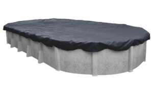 robelle 361632 pool cover for winter, economy, 16 x 32 ft above ground pools