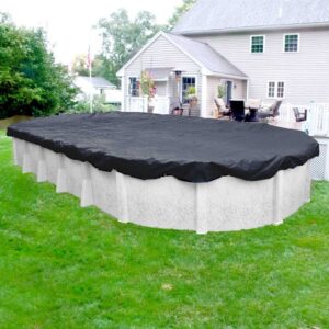 Robelle 361632 Pool Cover for Winter, Economy, 16 x 32 ft Above Ground Pools