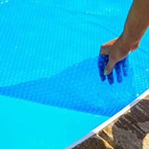 Sun2Solar Blue 10-Foot-by-16-Foot Rectangle Solar Cover | 1600 Series | Heat Retaining Blanket for In-Ground and Above-Ground Rectangular Swimming Pools | Use Sun to Heat Pool | Bubble-Side Down