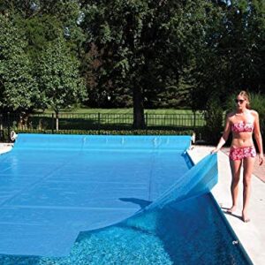 Sun2Solar Blue 10-Foot-by-16-Foot Rectangle Solar Cover | 1600 Series | Heat Retaining Blanket for In-Ground and Above-Ground Rectangular Swimming Pools | Use Sun to Heat Pool | Bubble-Side Down