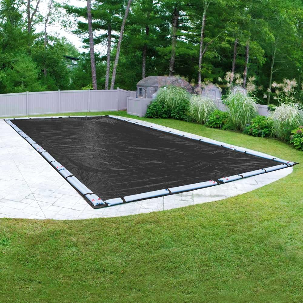 Robelle 381632R Mesh Winter Pool Cover for In-Ground Swimming Pools, 16 x 32-ft. In-Ground Pool