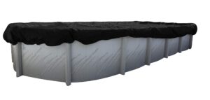 buffalo blizzard deluxe winter cover for 16-foot-by-32-foot oval above-ground swimming pools | blue/black reversible | all covers include 3-feet of overlap material to measure 19-feet-by-35-feet