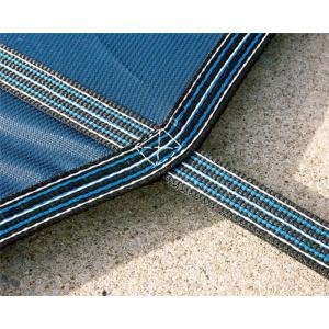 18'x36' Mesh - Rectangle Inground Safety Pool Cover - 18 ft x 36 ft In Ground Winter Cover (Blue)