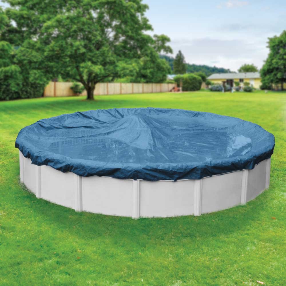 Robelle 3624-4K Pool Cover for Winter, Economy with 4 ft. Overlap, 24 ft Above Ground Pools