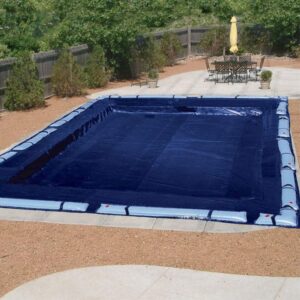 doheny's commercial-grade winter pool cover for inground pool | featuring exclusive tear resistant w