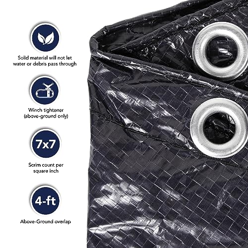 Dirt Defender 8-Year 30-Feet Round Above-Ground Winter Pool Cover