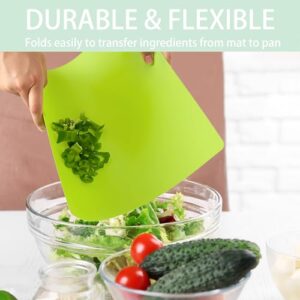 Cutting Boards for Kitchen 6 PCS Cutting Board Set BPA Free Plastic Cutting Boards Non Slip Cutting Mats for Meat and Vegetables Dishwasher Safe