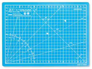 elan cutting mat a4 blue, 5-ply craft mat, self healing cutting mat 30x22 cm, craft cutting board, art mat, imperial sewing mat, quilting mat, hobby mat, for sewing, quilting, quilting supplies