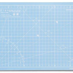 Elan Cutting Mat A4 Blue, 5-Ply Craft Mat, Self Healing Cutting Mat 30x22 CM, Craft Cutting Board, Art Mat, Imperial Sewing Mat, Quilting Mat, Hobby Mat, for Sewing, Quilting, Quilting supplies