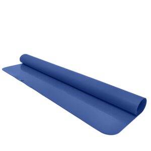 MonsterMat 36x24 Inch Extra Large Silicone Table Protector Craft Mat for Painting, Clay, Projects, Arts and Crafts and More. Easy Clean Up and Rolls for Storage. Largest Mat Available. (Blue)