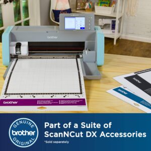 Brother ScanNCut DX Mat CADXMATLOW12, 12" x 12" Low Tack Adhesive for Thin and Delicate Materials, Use with Brother Cutting Machines