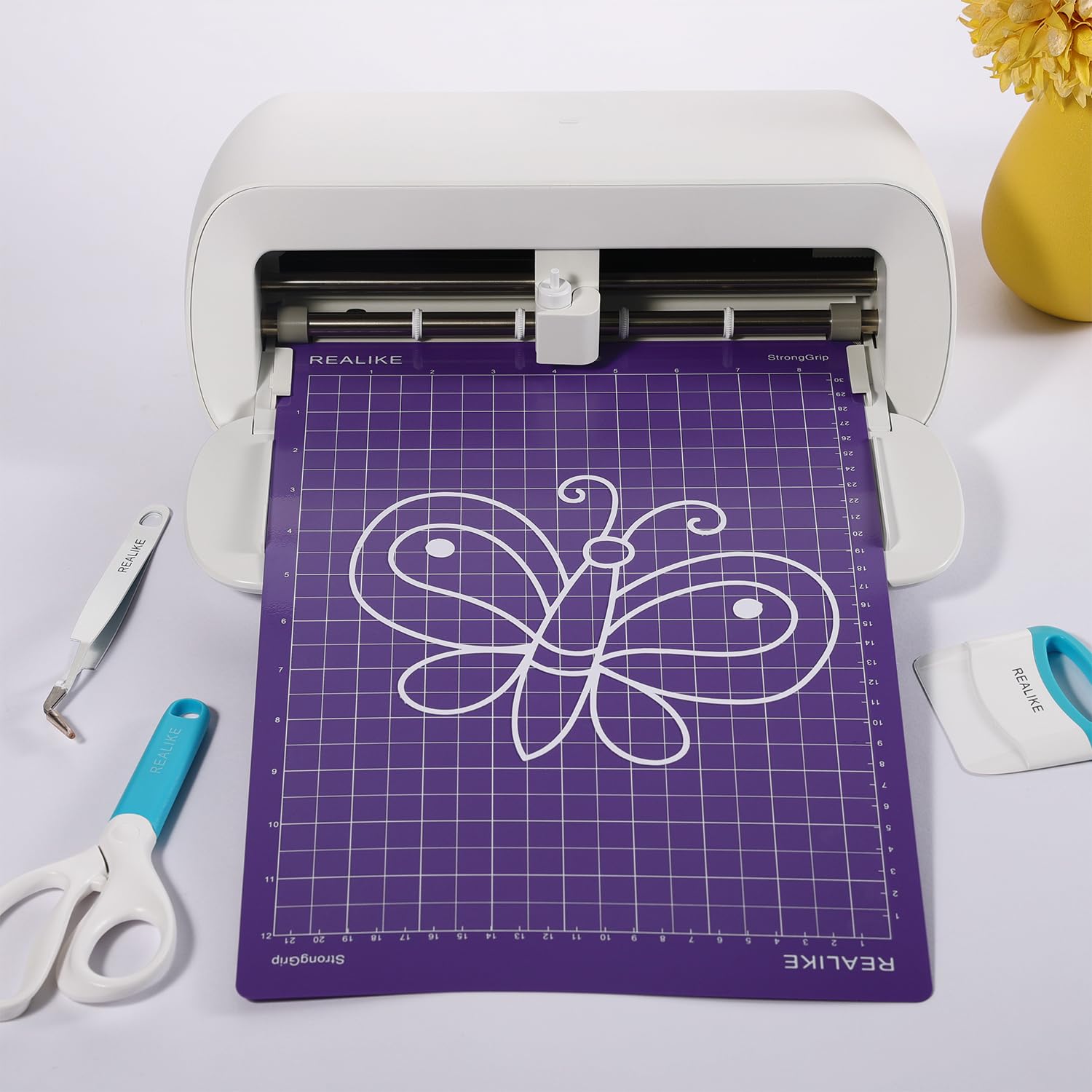 REALIKE 8.5”x12” Cutting Mat for Cricut Joy Xtra (StandardGrip, LightGrip, StrongGrip 3 Mats), Variety Adhesive Cutting mats for Cricut Joy Xtra Accessories