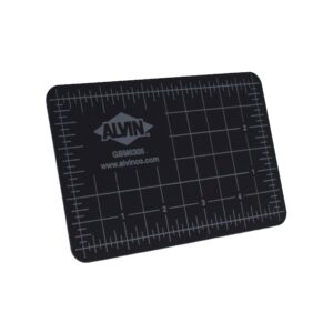 ALVIN GBM Series Professional Self-Healing Cutting Mat, Green/Black Double-Sided, Rotary Cutting Board for Crafts, Sewing, Fabric - 3.5 x 5.5 inches​