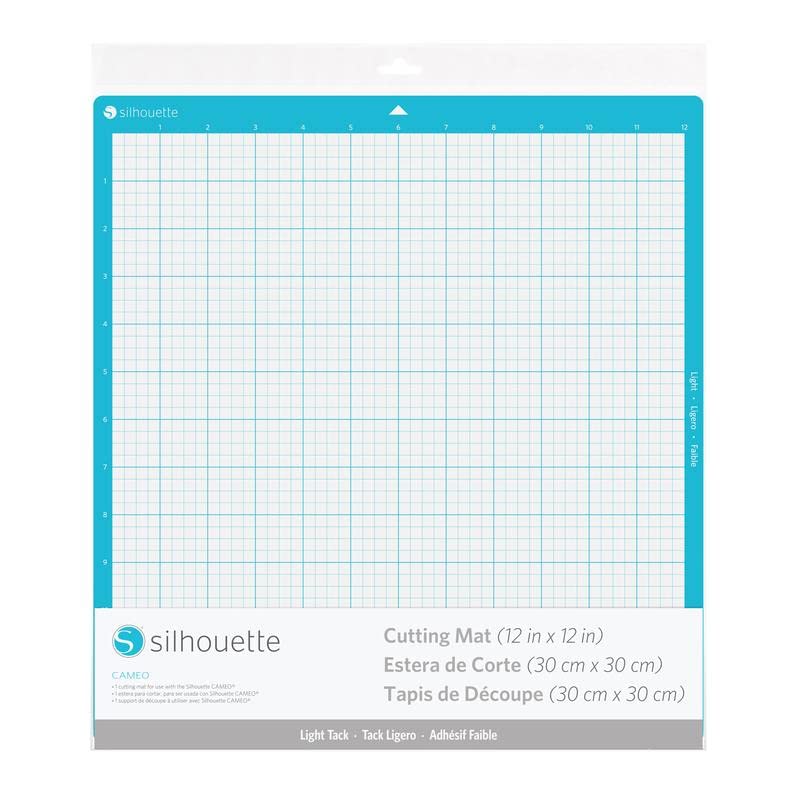 Silhouette Cameo 4 Mat Variety Pack Includes (1) 24 inch mat, (1) 12 inch Standard Mat,(1) 12 inch Strong Mat, (1) 12 inch Light Hold Mat and Free Bonus Designs