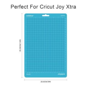 Welebar 8.5"x12" Cutting Mats for Cricut Joy Xtra, Variety Adhesive(StandardGrip,LightGrip,StrongGrip,3 Mats) Sticky Non-Slip Cut Mat for Sewing Quilting Crafts