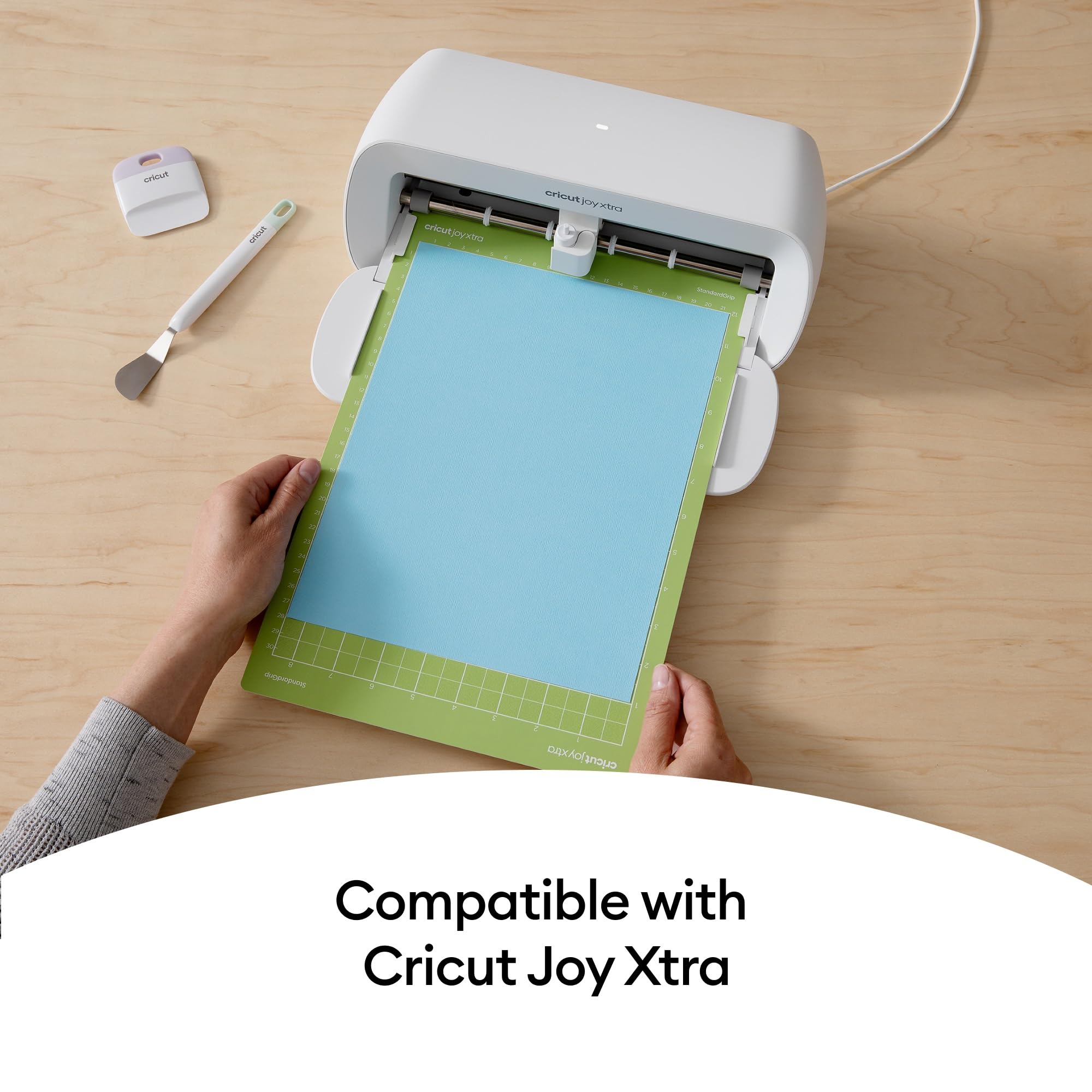 Cricut Joy Xtra Cutting Machine Mat Bundle - Beginner Materials for Cricut Joy Xtra Cutting Machine, Replacement Standard Grip and Light Grip Mats, Adhesive Mat for Cutting Vinyl and Paper Crafts